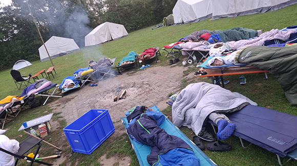 DRK Zeltlager Lagerfeuer RE