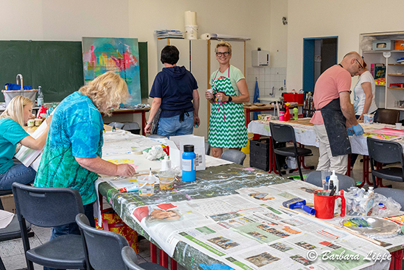 Farbmuhle Sommermalabend 2025 BLippe Kunstler