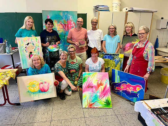 Farbmuhle Sommermalabend 2025 JohHolt Gruppe
